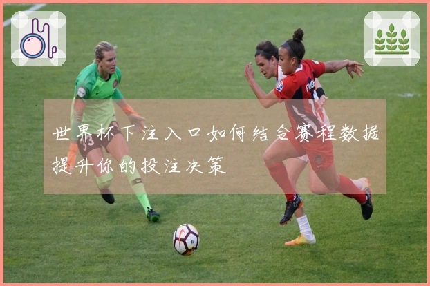 世界杯下注入口如何结合赛程数据提升你的投注决策